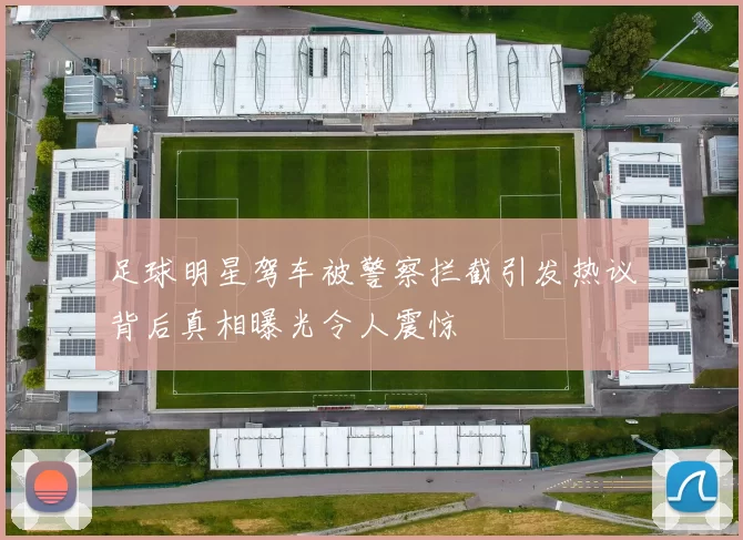 足球明星驾车被警察拦截引发热议背后真相曝光令人震惊