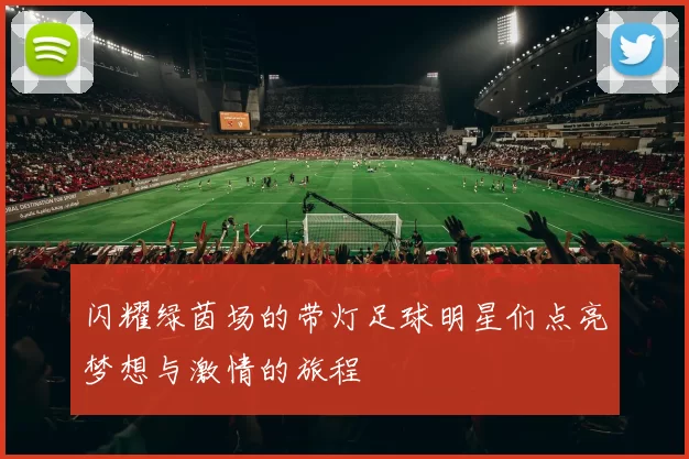 闪耀绿茵场的带灯足球明星们点亮梦想与激情的旅程